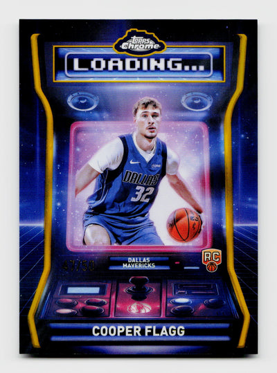 2025 Topps Chrome #LD-11 Cooper Flagg Loading... True Gold Refractor Rookie RC /50