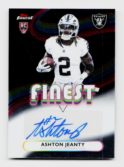 2025 Topps Finest #RFA-AJ Ashton Jeanty Rookie RC Auto