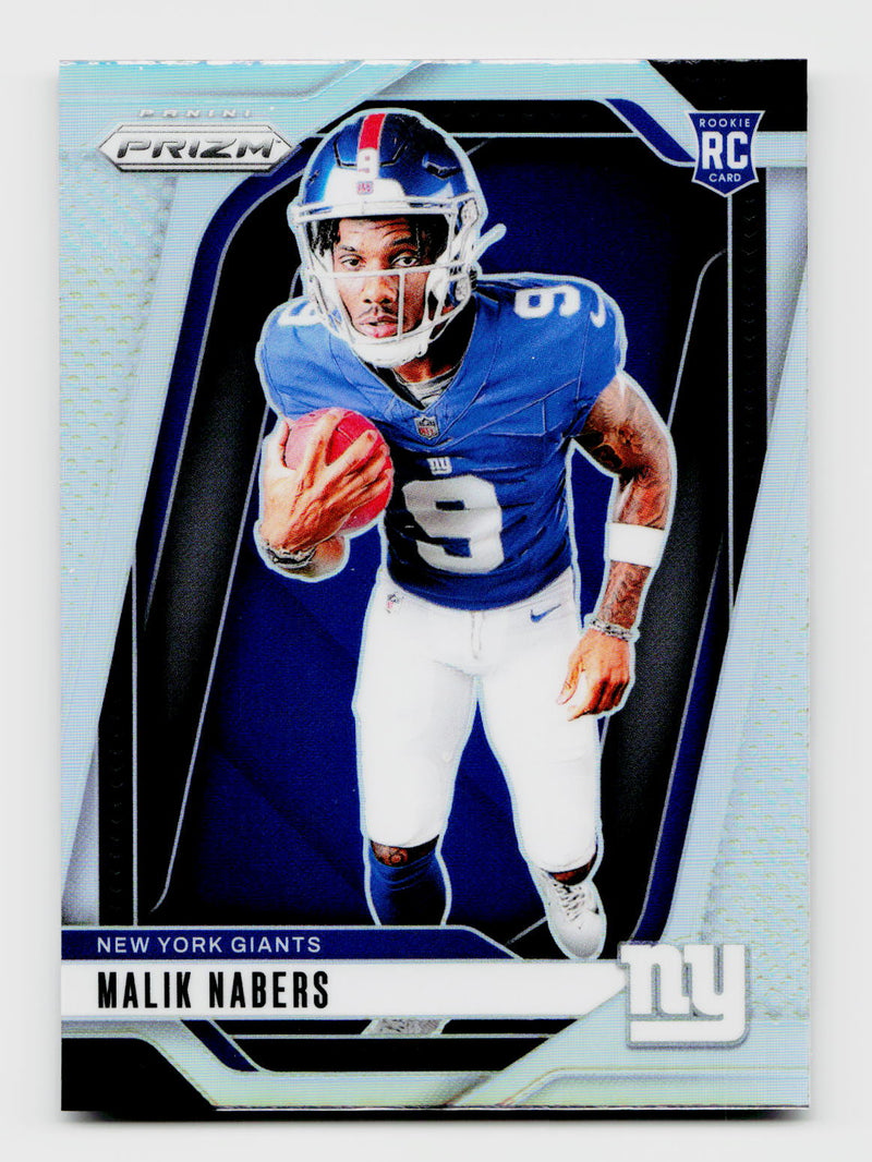 2024 Prizm #28 Malik Nabers Rookie RC Variations Silver