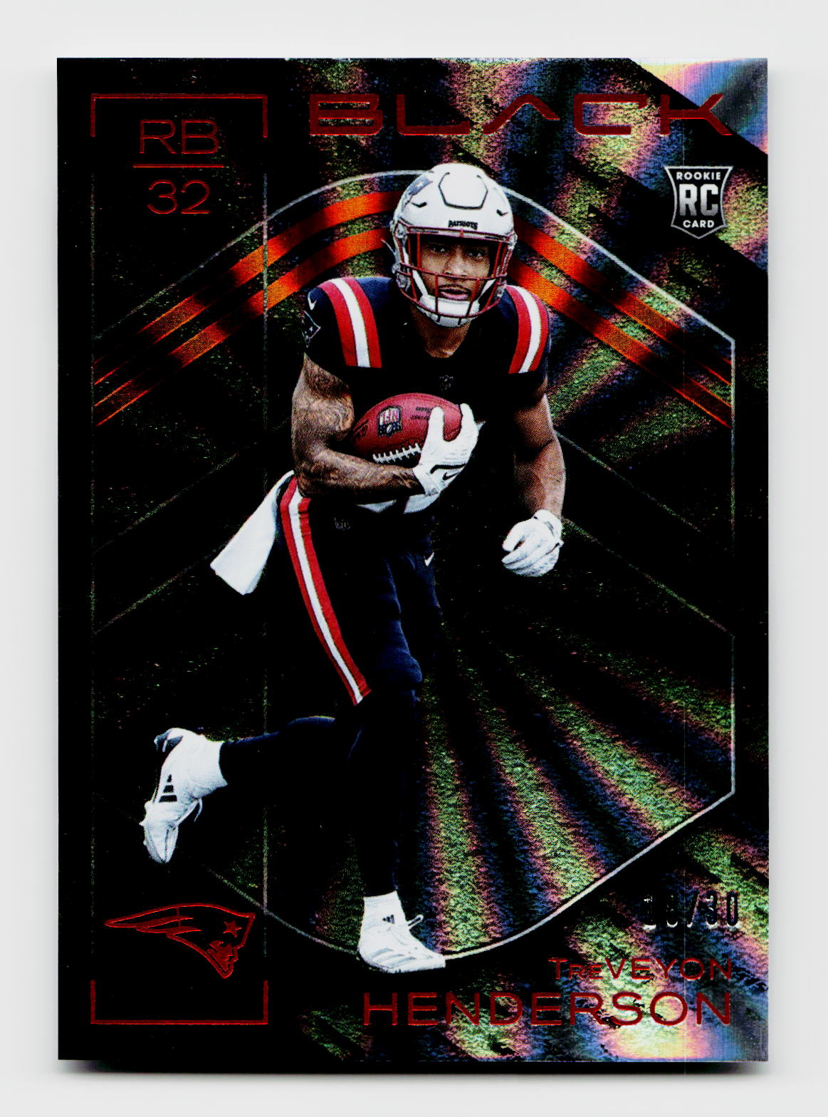 2025 Panini Black #132 TreVeyon Henderson Rookie RC Citrine SSP /30