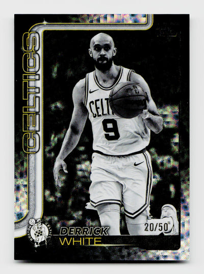 2025-26 Topps Flagship #6 Derrick White Target Exclusive Blackout /50
