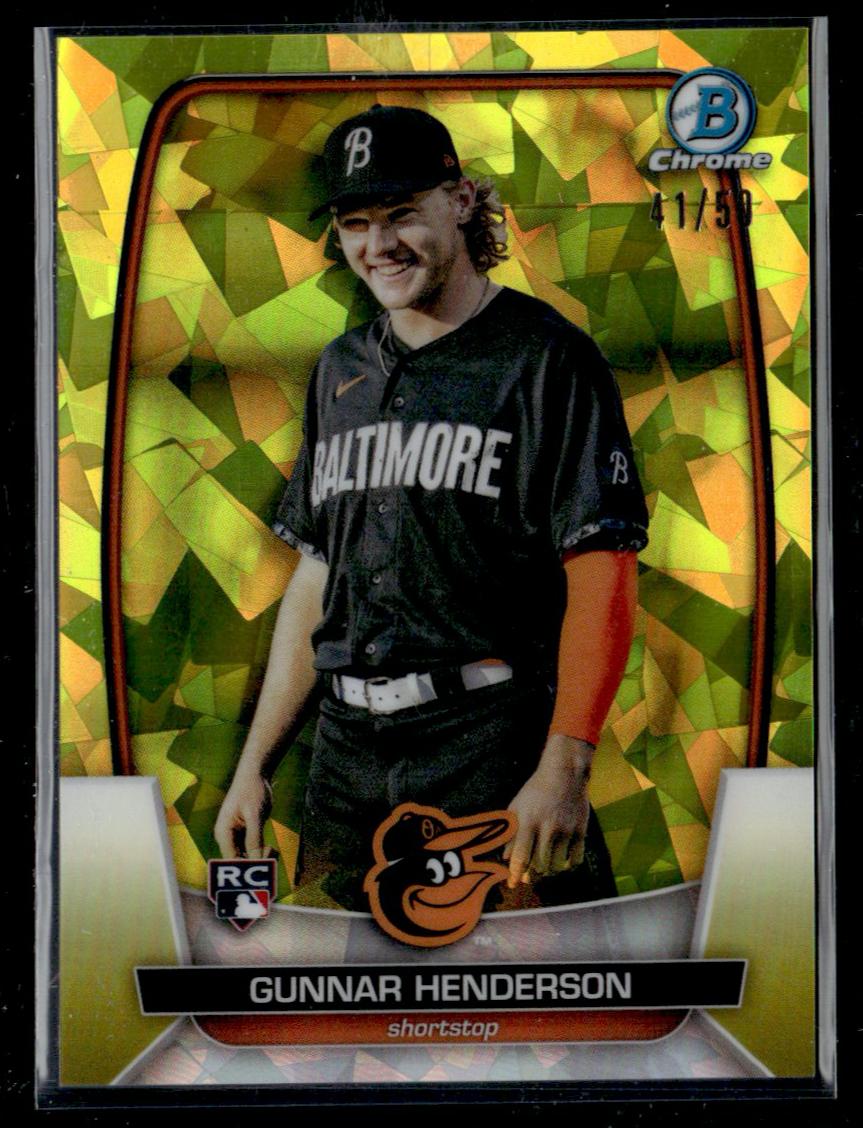 2022 Bowman Chrome Gunnar Henderson #10 RC /50