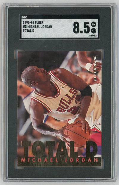 1995-96 Fleer #3 Michael Jordan Total D SGC 8.5