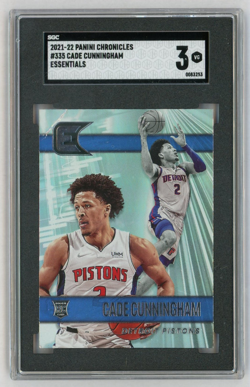 2021-22 Chronicles #335 Cade Cunningham Essentials SGC 3