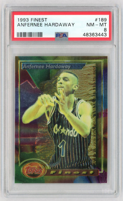 1993 Finest Anfernee Hardaway #189 PSA 8