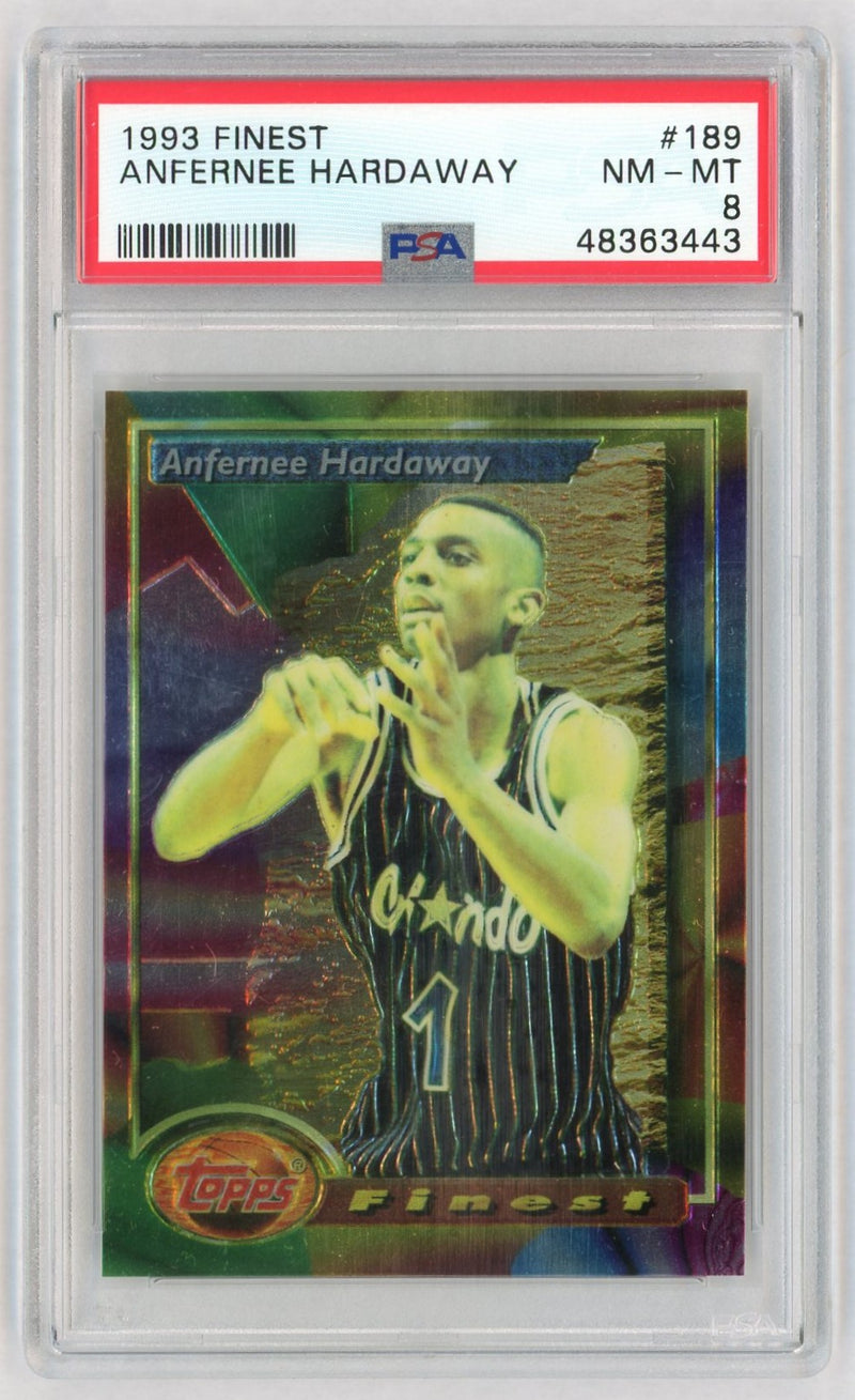 1993 Finest Anfernee Hardaway #189 PSA 8