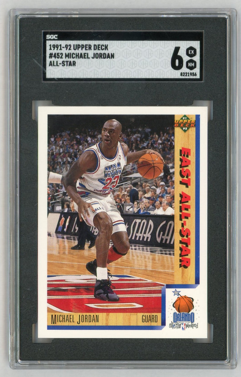 1991-92 Upper Deck #452 Michael Jordan All-Star SGC 6
