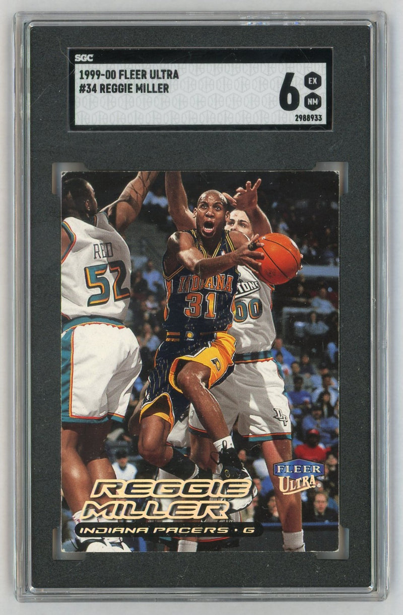 1999 Fleer Ultra #34 Reggie Miller SGC 6