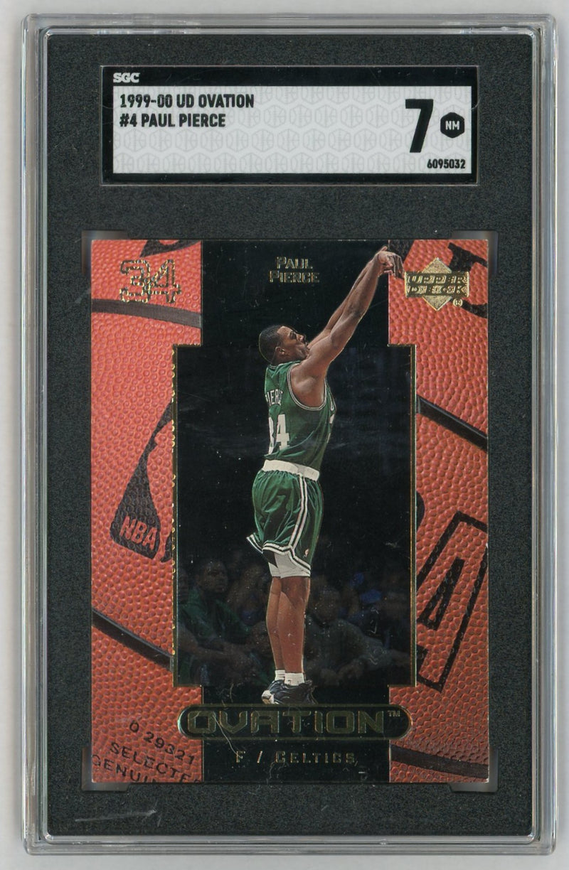 1999 Upper Deck Ovation #4 Paul Pierce SGC 7