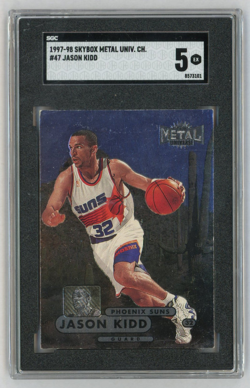 1997-98 SkyBox Metal Universe Championship #47 Jason Kidd SGC 5