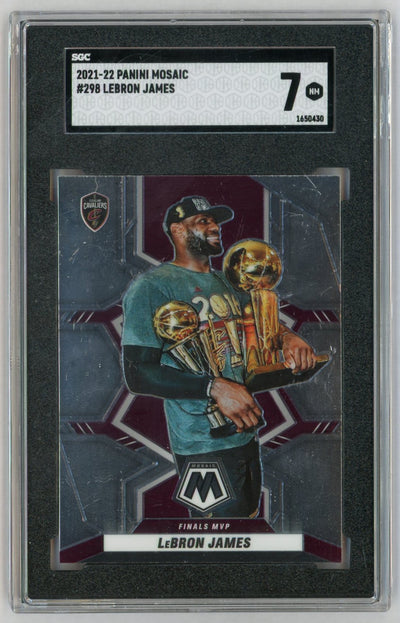 2021-22 Mosaic #298 LeBron James Finals MVP SGC 7