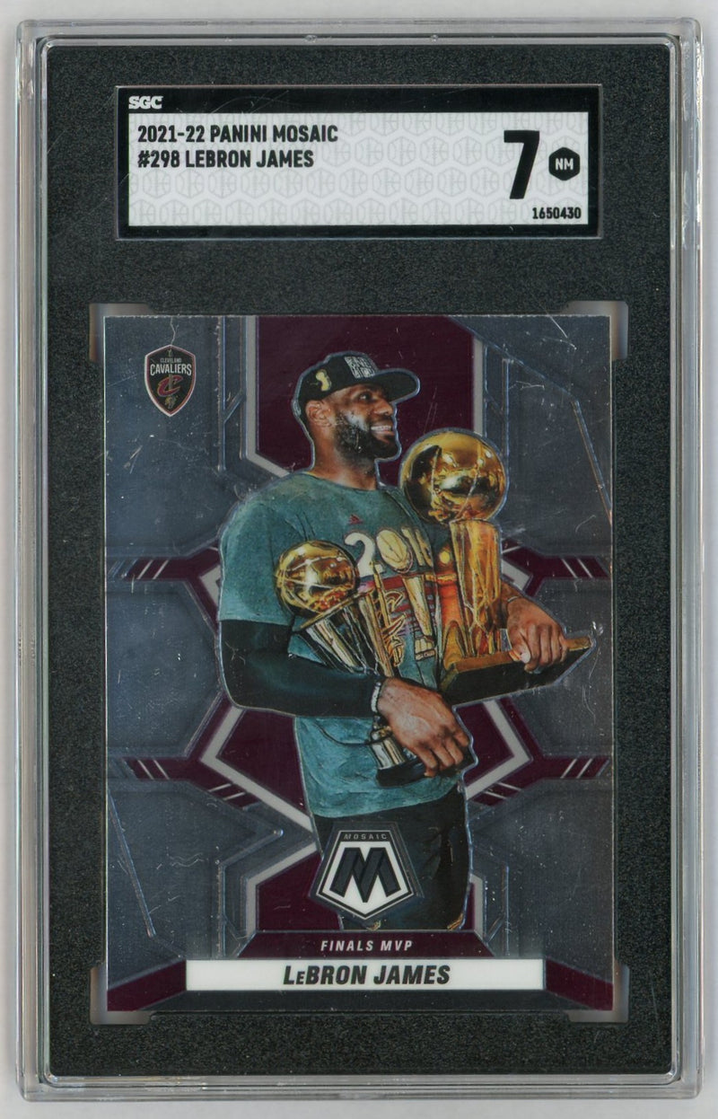 2021-22 Mosaic #298 LeBron James Finals MVP SGC 7