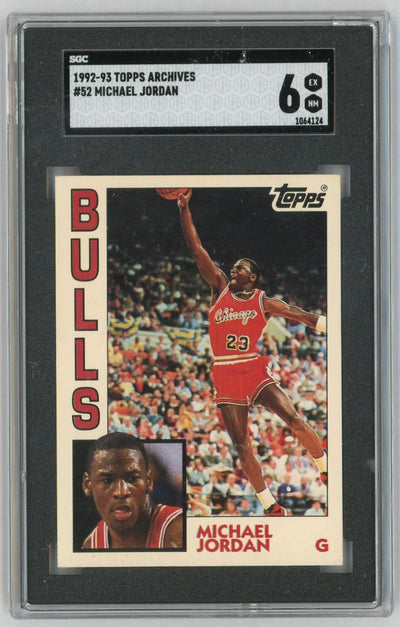 1992-93 Topps Archives #52 Michael Jordan SGC 6