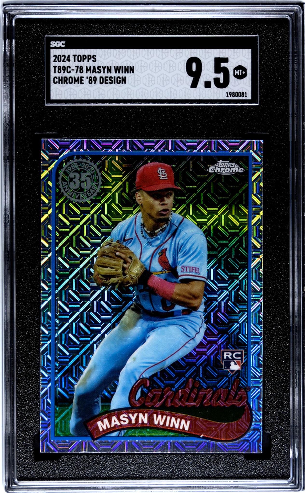 2024 Topps Chrome '89 Design Masyn Winn #T89C-78 RC SGC 9.5