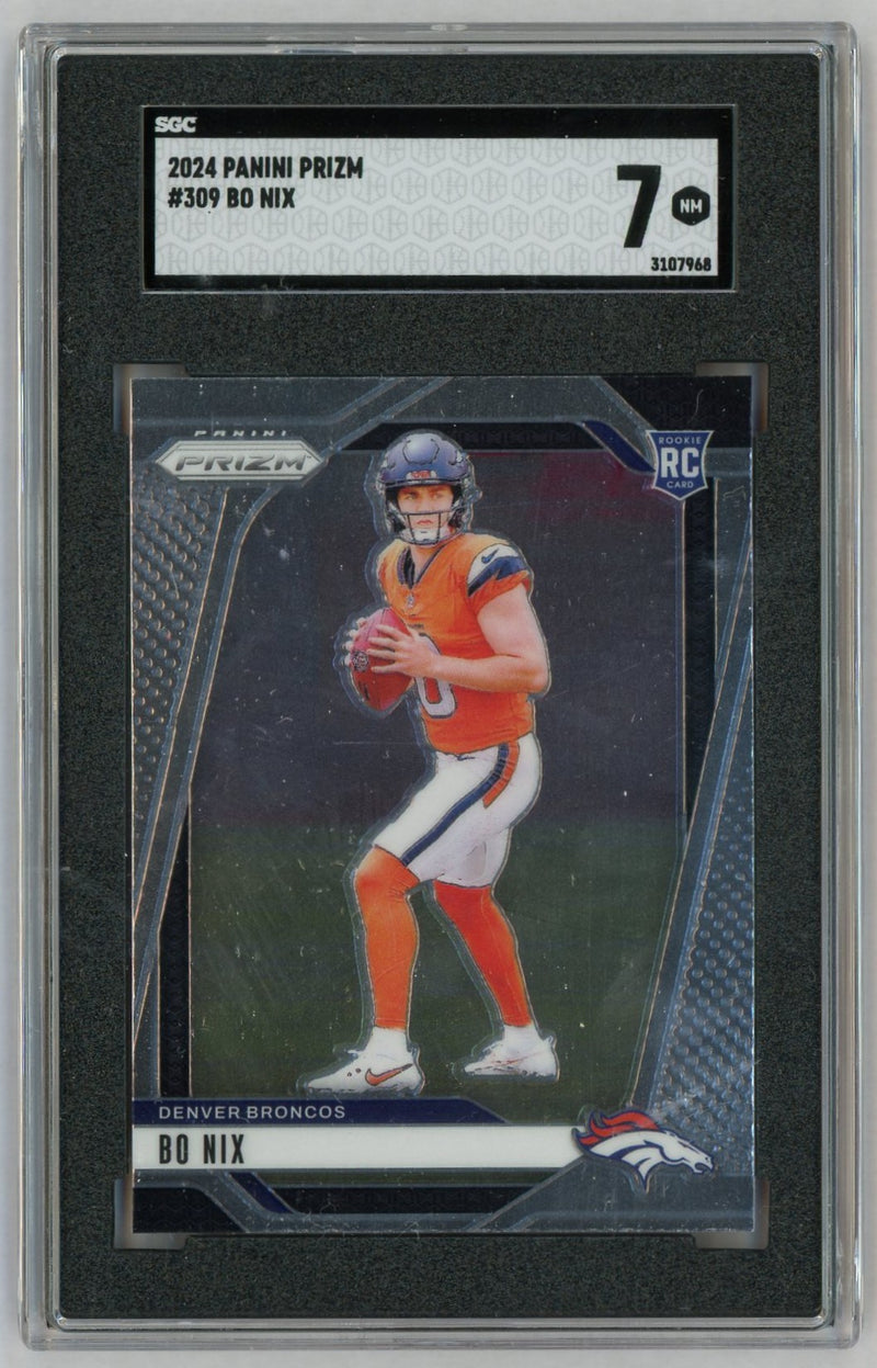 2024 Prizm #309 Bo Nix Rookie RC SGC 7