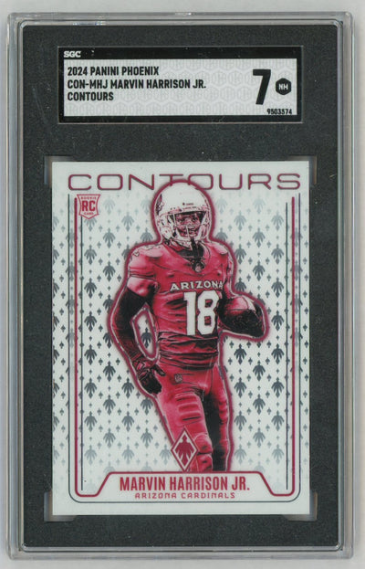 2024 Phoenix #CON-MHJ Marvin Harrison Jr. Contours Rookie RC SGC 7
