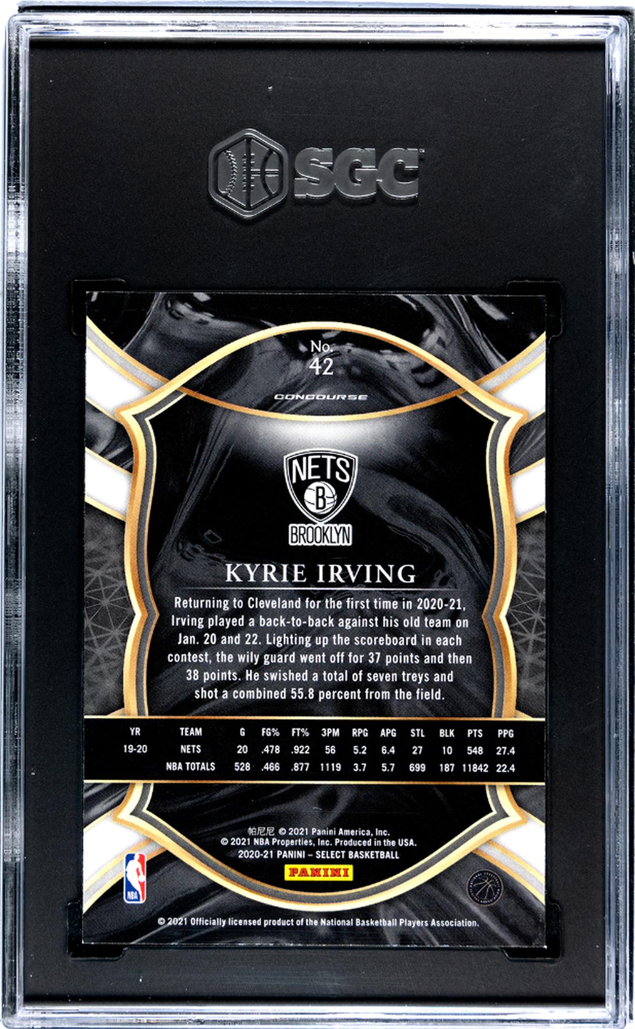 2020 Select #42 Kyrie Irving Concourse SGC 10