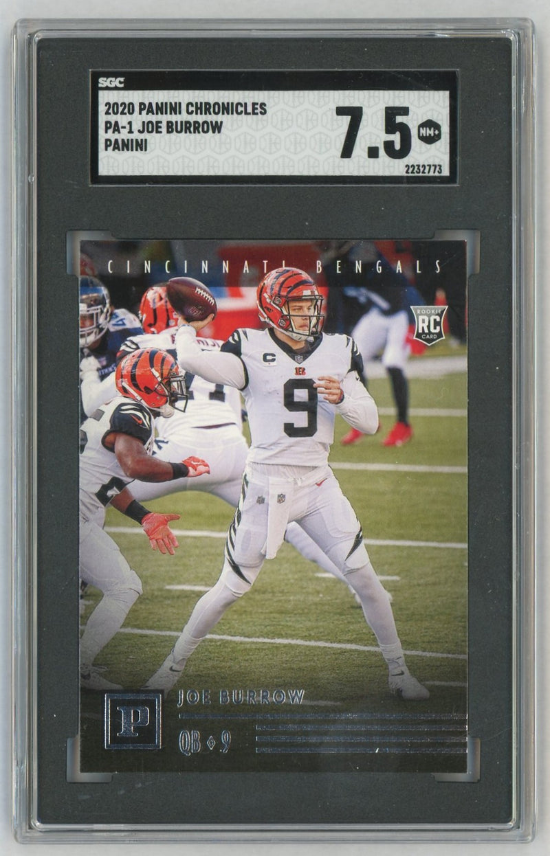 2020 Panini Chronicles #PA-1 Joe Burrow Rookie RC SGC 7.5