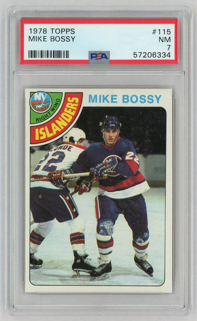1978 Topps Mike Bossy #115 PSA 7