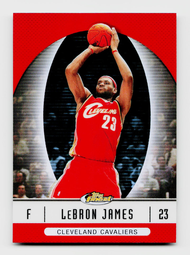 2007 Topps Finest LeBron James Veteran Refractor #22