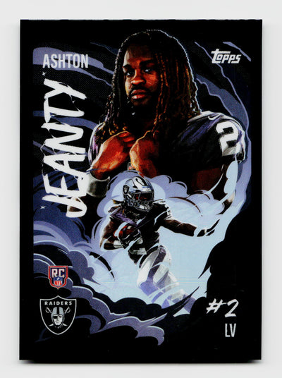 2025 Topps Chrome #UV-3 Ashton Jeanty Rookie RC Ultra Violet SSP