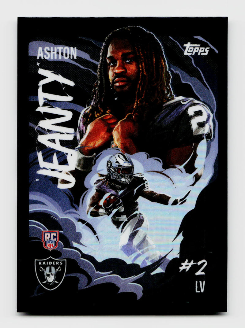 2025 Topps Chrome #UV-3 Ashton Jeanty Rookie RC Ultra Violet SSP