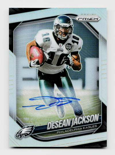 2025 Panini Prizm DeSean Jackson #294 Silver Prizm Auto