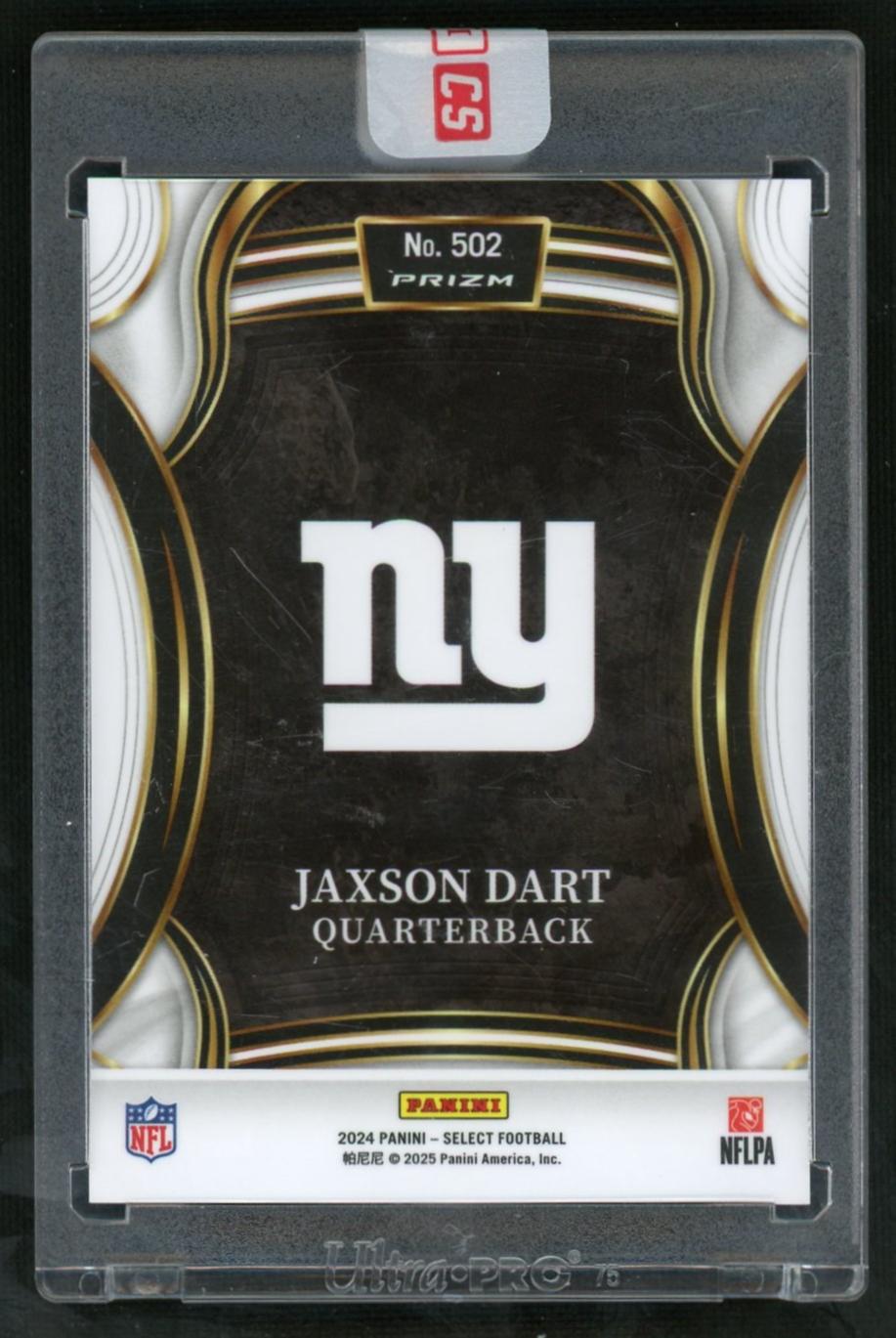 2024 Panini Select Silver Prizm Jaxson Dart #502 RC
