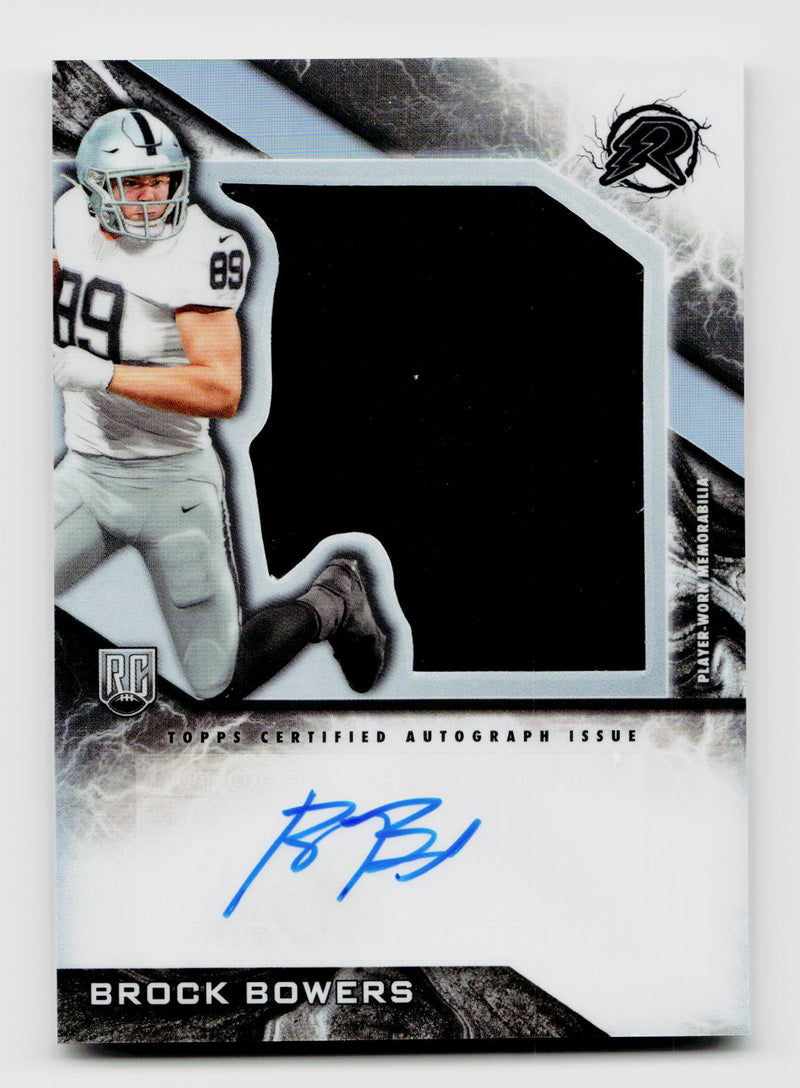 2024 Topps Resurgence Brock Bowers Rookie RC Patch Auto #RPA-BB