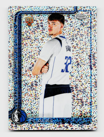 2025-26 Topps Chrome Update #151 Cooper Flagg Rookie RC Image Variation Speckle SP