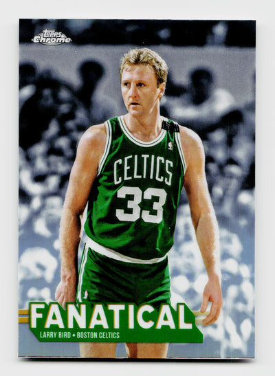 2025 Topps Chrome #FAN-17 Larry Bird Fanatical