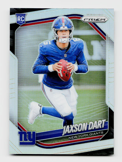 2025 Prizm #332 Jaxson Dart Silver Rookie RC