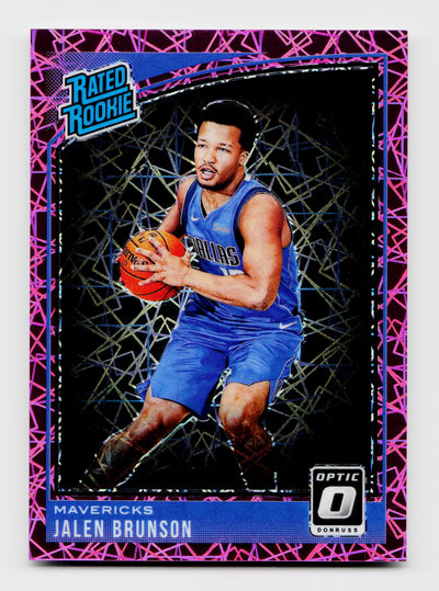 2018 Donruss Optic #179 Jalen Brunson Rated Rookie RC Pink Velocity /79