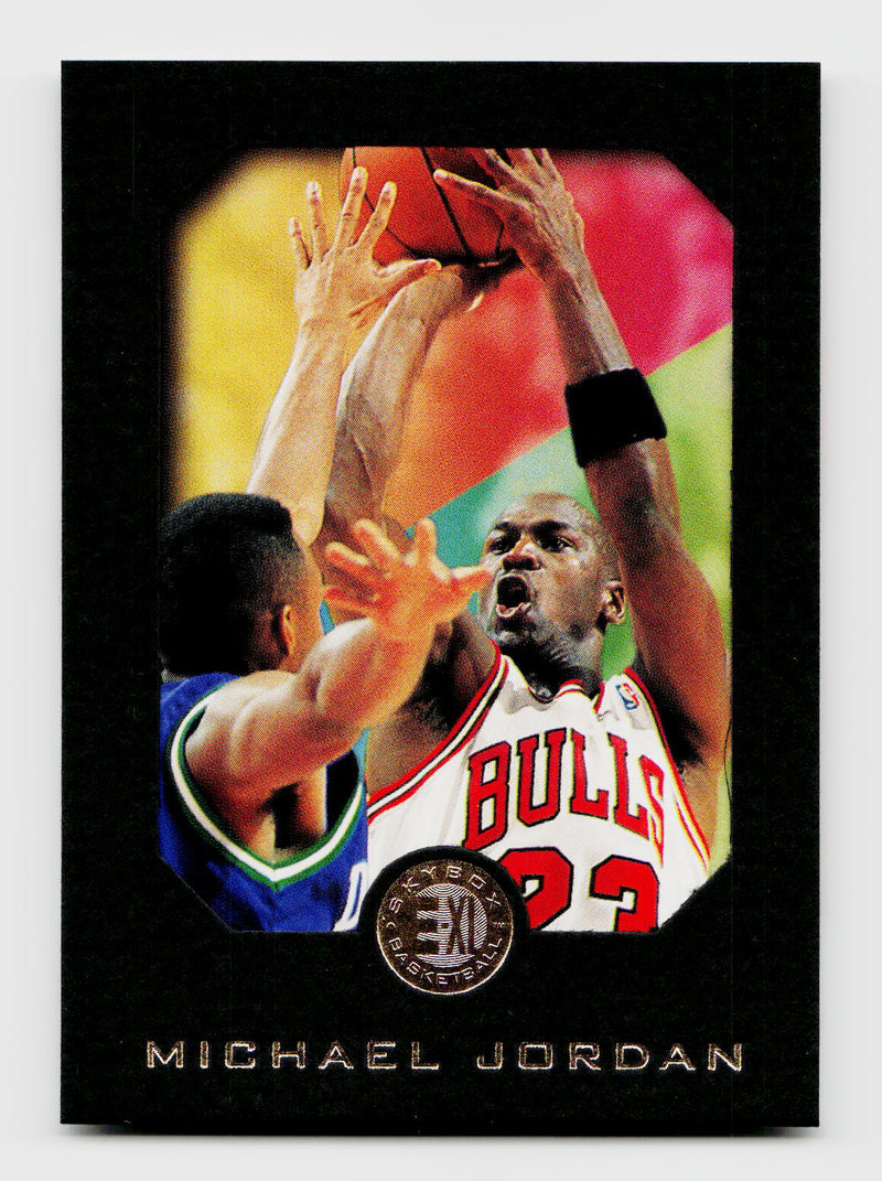 1996 SkyBox EX-L #10 Michael Jordan Black Border