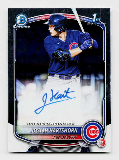 2025 Bowman Chrome Josiah Hartshorn #CPA-JHA 1st Bowman Auto