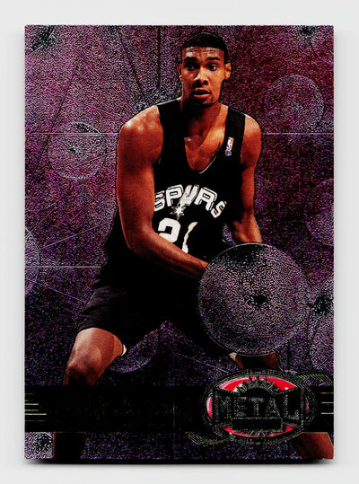1997 SkyBox Metal Universe Tim Duncan #66 Rookie RC