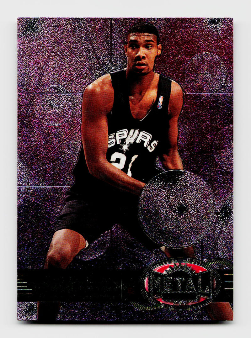 1997 SkyBox Metal Universe Tim Duncan #66 Rookie RC