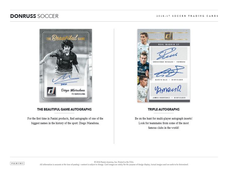 2016 Panini Donruss Soccer Hobby Box