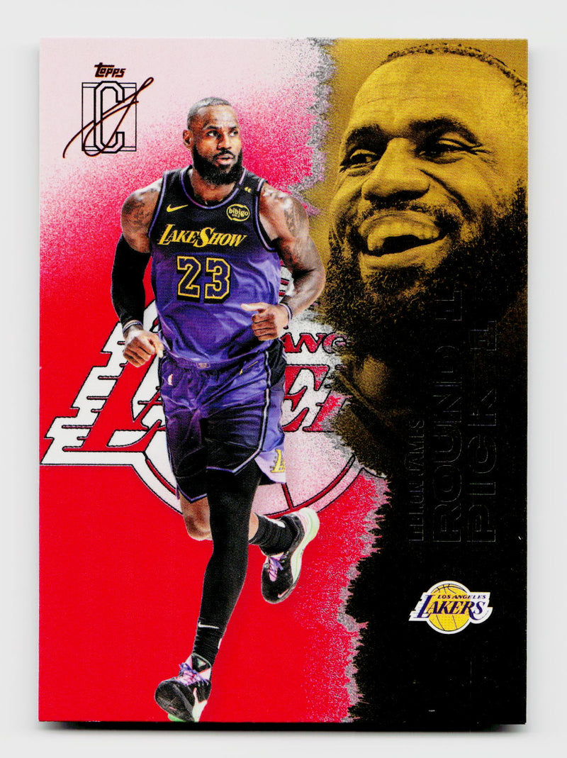 2025-26 Topps Signature Class #51 LeBron James Coral Refractor /299