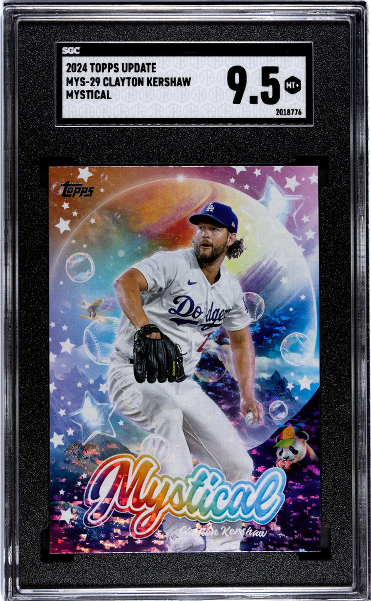 2024 Topps Update #MYS-29 Clayton Kershaw Mystical SGC 9.5