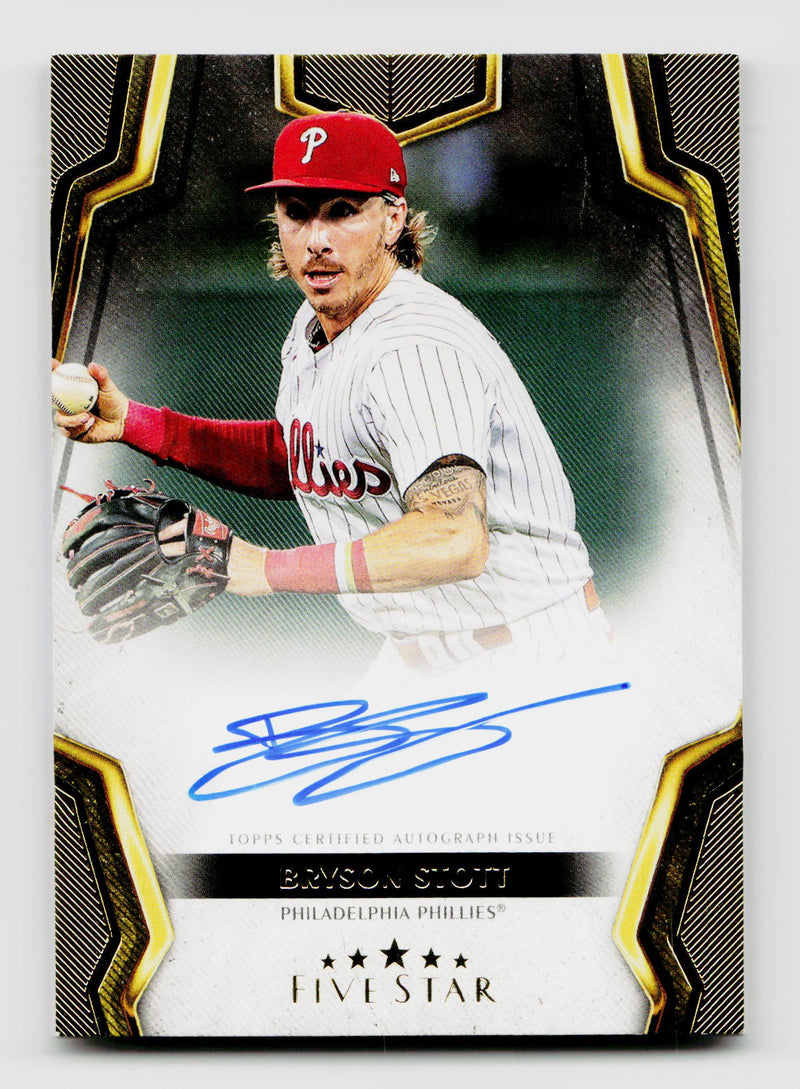 2024 Topps Five Star Bryson Stott #FSA-BST Five Star Career Auto