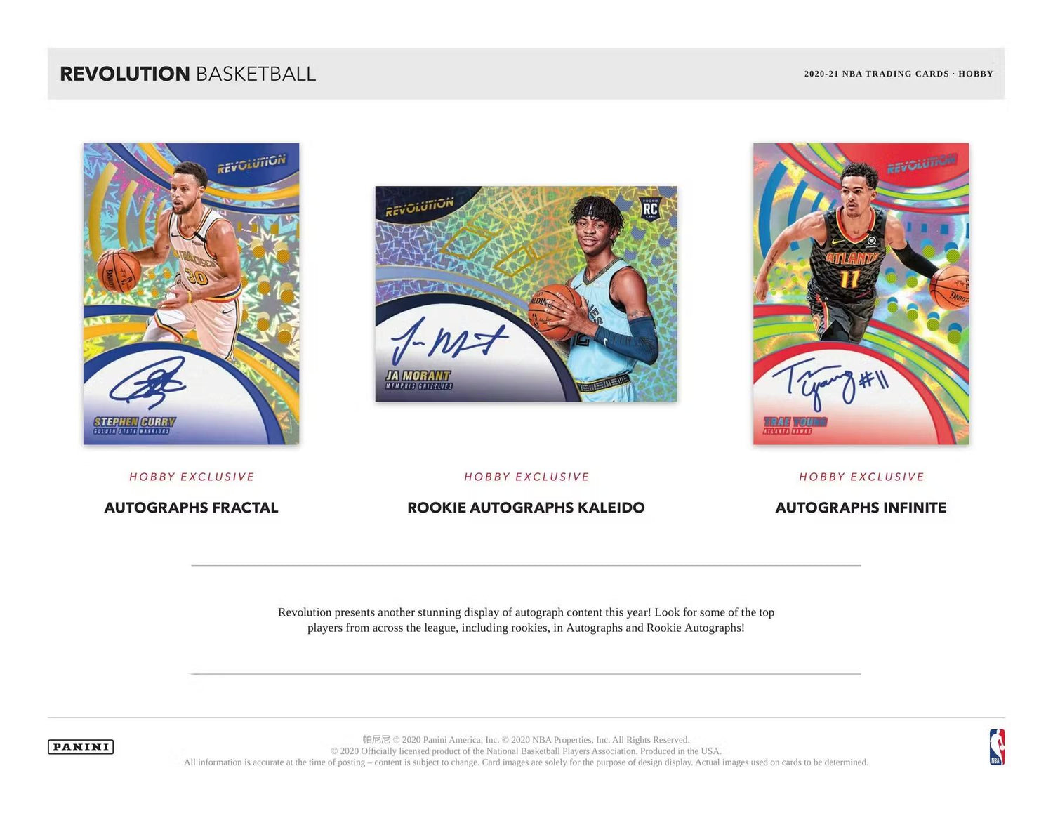 2020-21 Panini Revolution Basketball Hobby Box