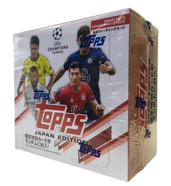 2020-21 Topps UEFA Champions League Soccer Japan Edition Hobby Box