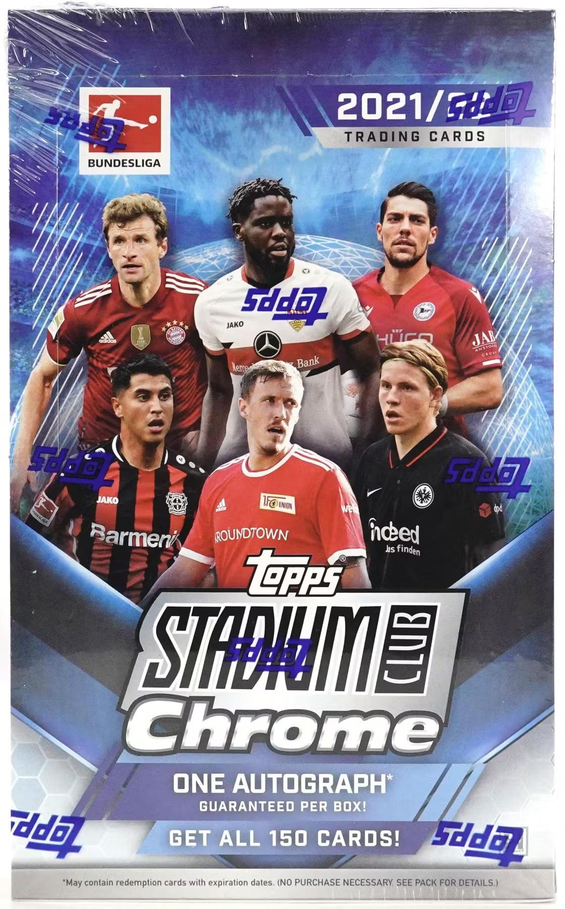 2021-22 Topps Stadium Club Chrome Bundesliga Soccer Hobby Box