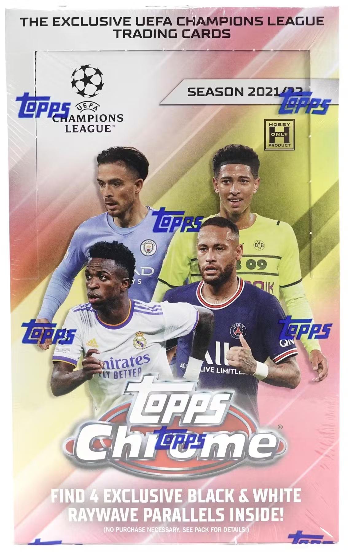 2021-22 Topps UEFA Champions League Chrome Soccer LITE Box