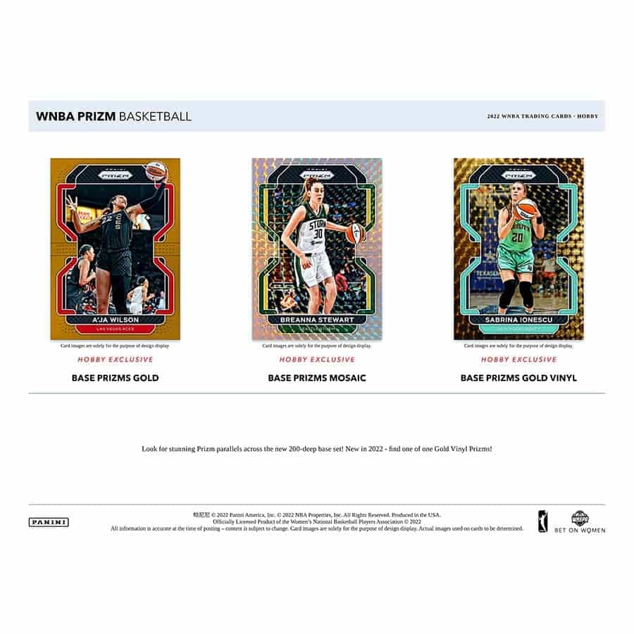 2022 Panini Prizm WNBA Basketball Hobby Box