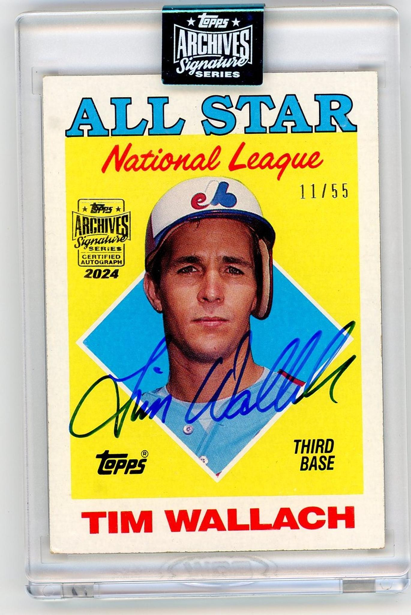 2024 Topps Signature Series #399 Tim Wallach /55 Auto 