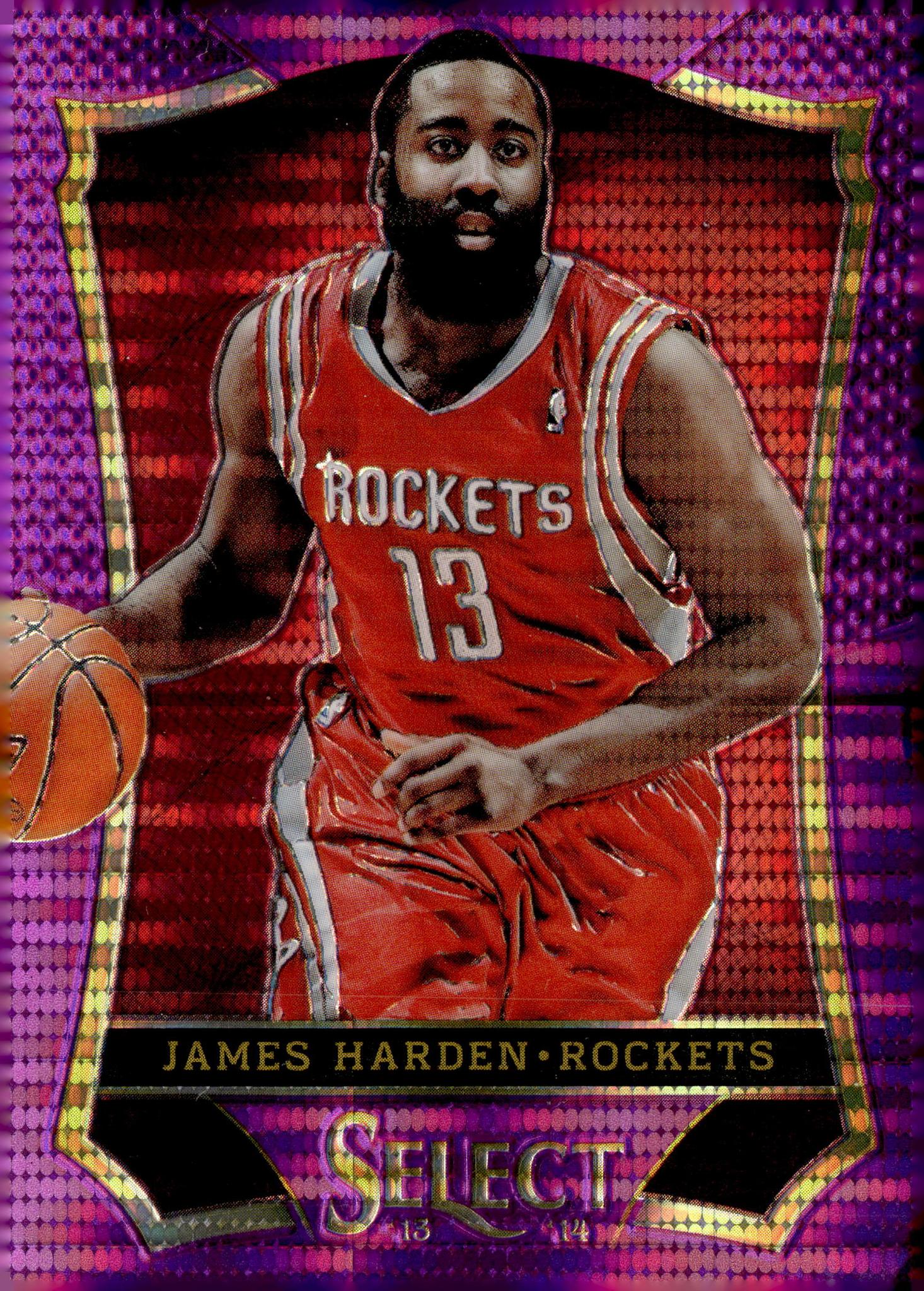 2013 Panini Prizm #2James Harden Select /99 Houston Rockets