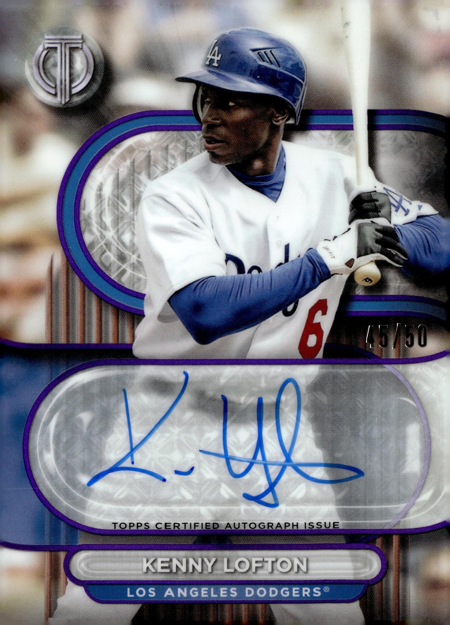 2024 Topps Tribute #TA-KL Kenny Lofton /50 Auto 