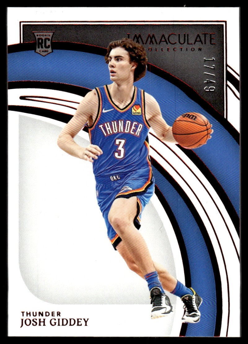 2021-22 Panini Immaculate Collection Josh Giddey 29